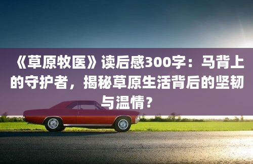 《草原牧医》读后感300字：马背上的守护者，揭秘草原生活背后的坚韧与温情？