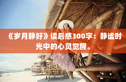 《岁月静好》读后感300字：静谧时光中的心灵觉醒。