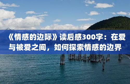 《情感的边际》读后感300字：在爱与被爱之间，如何探索情感的边界