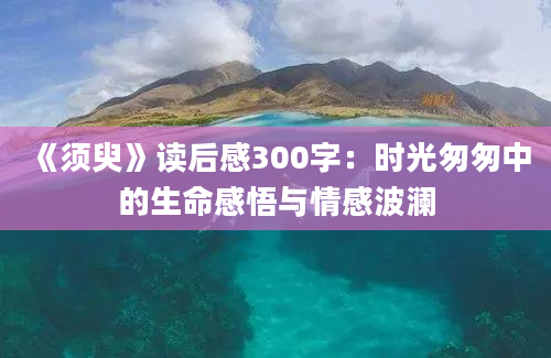 《须臾》读后感300字：时光匆匆中的生命感悟与情感波澜