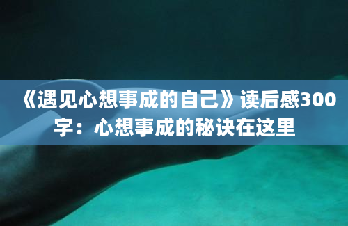 《遇见心想事成的自己》读后感300字：心想事成的秘诀在这里