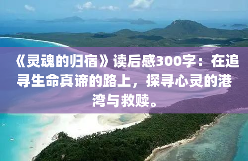 《灵魂的归宿》读后感300字：在追寻生命真谛的路上，探寻心灵的港湾与救赎。