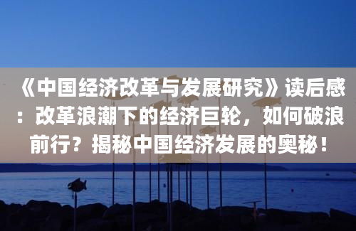 《中国经济改革与发展研究》读后感：改革浪潮下的经济巨轮，如何破浪前行？揭秘中国经济发展的奥秘！