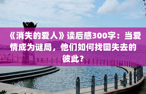 《消失的爱人》读后感300字：当爱情成为谜局，他们如何找回失去的彼此？