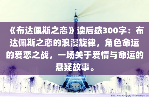 《布达佩斯之恋》读后感300字：布达佩斯之恋的浪漫旋律，角色命运的爱恋之战，一场关于爱情与命运的悬疑故事。