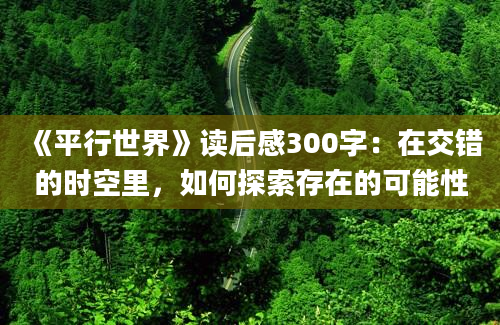 《平行世界》读后感300字：在交错的时空里，如何探索存在的可能性