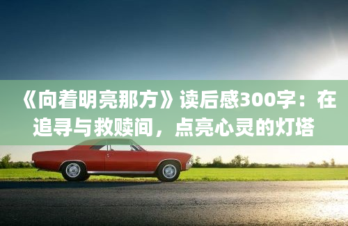 《向着明亮那方》读后感300字：在追寻与救赎间，点亮心灵的灯塔