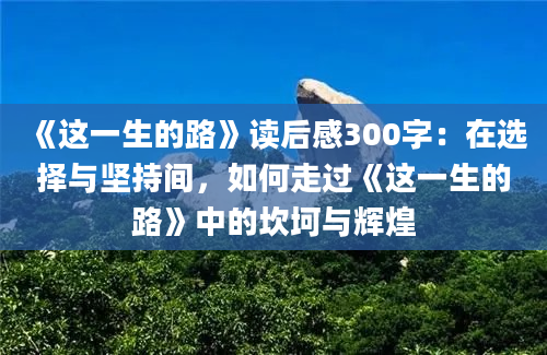 《这一生的路》读后感300字：在选择与坚持间，如何走过《这一生的路》中的坎坷与辉煌