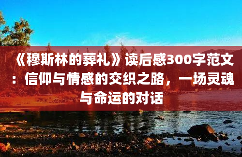 《穆斯林的葬礼》读后感300字范文：信仰与情感的交织之路，一场灵魂与命运的对话