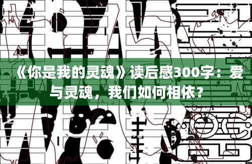 《你是我的灵魂》读后感300字：爱与灵魂，我们如何相依？