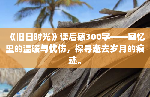 《旧日时光》读后感300字——回忆里的温暖与忧伤，探寻逝去岁月的痕迹。