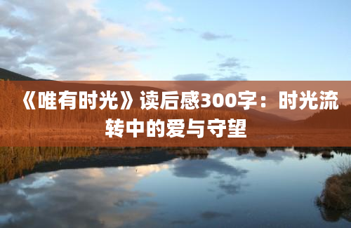 《唯有时光》读后感300字：时光流转中的爱与守望