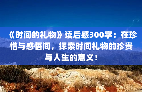 《时间的礼物》读后感300字：在珍惜与感悟间，探索时间礼物的珍贵与人生的意义！