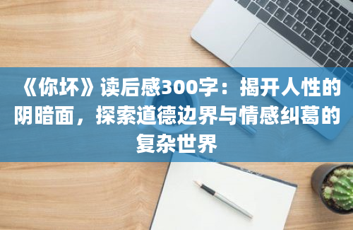 《你坏》读后感300字：揭开人性的阴暗面，探索道德边界与情感纠葛的复杂世界