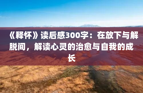 《释怀》读后感300字：在放下与解脱间，解读心灵的治愈与自我的成长