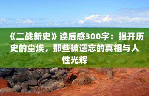 《二战新史》读后感300字：揭开历史的尘埃，那些被遗忘的真相与人性光辉