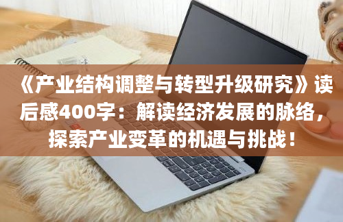 《产业结构调整与转型升级研究》读后感400字：解读经济发展的脉络，探索产业变革的机遇与挑战！