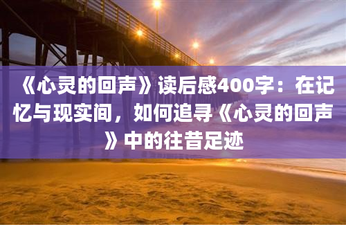 《心灵的回声》读后感400字：在记忆与现实间，如何追寻《心灵的回声》中的往昔足迹