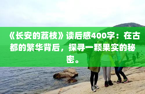 《长安的荔枝》读后感400字：在古都的繁华背后，探寻一颗果实的秘密。