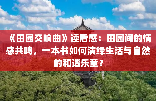 《田园交响曲》读后感：田园间的情感共鸣，一本书如何演绎生活与自然的和谐乐章？