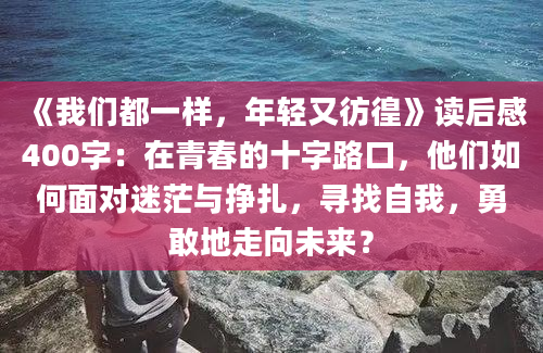 《我们都一样，年轻又彷徨》读后感400字：在青春的十字路口，他们如何面对迷茫与挣扎，寻找自我，勇敢地走向未来？