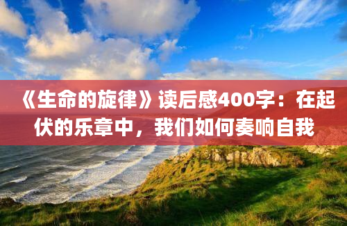 《生命的旋律》读后感400字：在起伏的乐章中，我们如何奏响自我