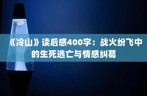 《冷山》读后感400字：战火纷飞中的生死逃亡与情感纠葛