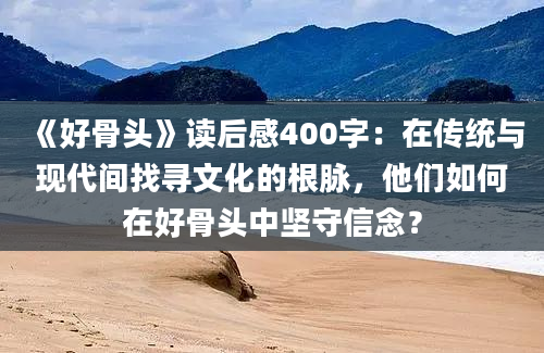 《好骨头》读后感400字：在传统与现代间找寻文化的根脉，他们如何在好骨头中坚守信念？