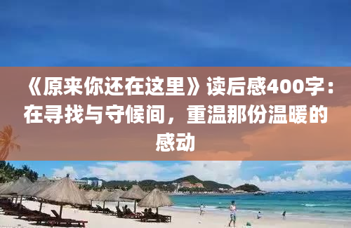 《原来你还在这里》读后感400字：在寻找与守候间，重温那份温暖的感动