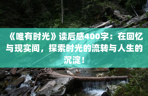 《唯有时光》读后感400字：在回忆与现实间，探索时光的流转与人生的沉淀！