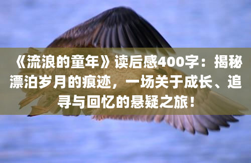 《流浪的童年》读后感400字：揭秘漂泊岁月的痕迹，一场关于成长、追寻与回忆的悬疑之旅！