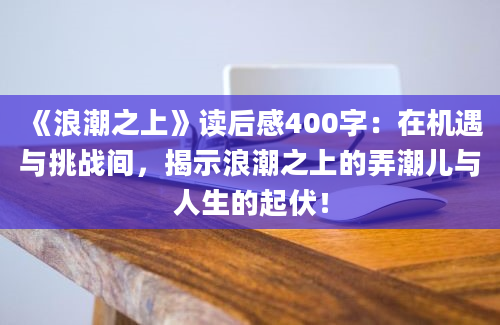 《浪潮之上》读后感400字：在机遇与挑战间，揭示浪潮之上的弄潮儿与人生的起伏！