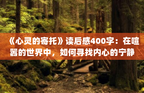 《心灵的寄托》读后感400字：在喧嚣的世界中，如何寻找内心的宁静