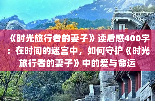 《时光旅行者的妻子》读后感400字：在时间的迷宫中，如何守护《时光旅行者的妻子》中的爱与命运