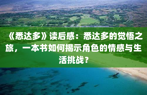 《悉达多》读后感：悉达多的觉悟之旅，一本书如何揭示角色的情感与生活挑战？