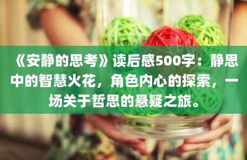 《安静的思考》读后感500字：静思中的智慧火花，角色内心的探索，一场关于哲思的悬疑之旅。