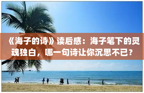 《海子的诗》读后感：海子笔下的灵魂独白，哪一句诗让你沉思不已？