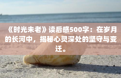 《时光未老》读后感500字：在岁月的长河中，揭秘心灵深处的坚守与变迁。