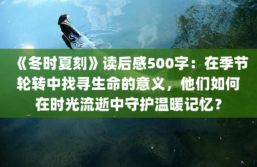 《冬时夏刻》读后感500字：在季节轮转中找寻生命的意义，他们如何在时光流逝中守护温暖记忆？