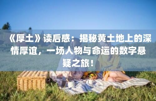 《厚土》读后感：揭秘黄土地上的深情厚谊，一场人物与命运的数字悬疑之旅！