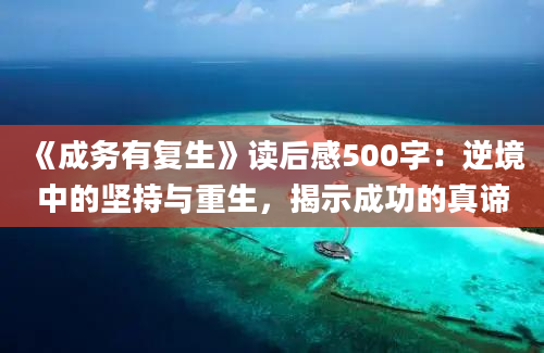 《成务有复生》读后感500字：逆境中的坚持与重生，揭示成功的真谛