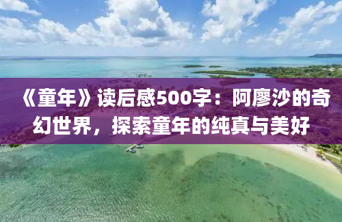 《童年》读后感500字：阿廖沙的奇幻世界，探索童年的纯真与美好