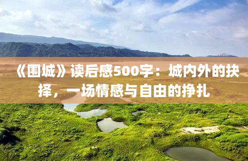 《围城》读后感500字：城内外的抉择，一场情感与自由的挣扎