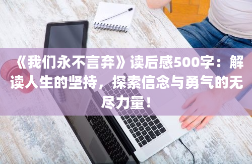 《我们永不言弃》读后感500字：解读人生的坚持，探索信念与勇气的无尽力量！