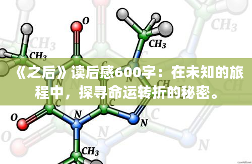 《之后》<a href=https://www.baixuetang.com target=_blank class=infotextkey>读后感</a>600字：在未知的旅程中，探寻命运转折的秘密。