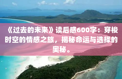 《过去的未来》读后感600字：穿梭时空的情感之旅，揭秘命运与选择的奥秘。