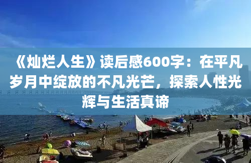 《灿烂人生》读后感600字：在平凡岁月中绽放的不凡光芒，探索人性光辉与生活真谛