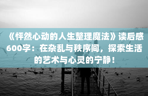 《怦然心动的人生整理魔法》读后感600字：在杂乱与秩序间，探索生活的艺术与心灵的宁静！