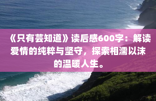 《只有芸知道》读后感600字：解读爱情的纯粹与坚守，探索相濡以沫的温暖人生。