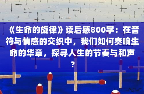 《生命的旋律》读后感800字：在音符与情感的交织中，我们如何奏响生命的华章，探寻人生的节奏与和声？